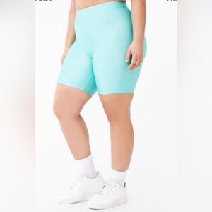 Plus Size Stretch Biker Shorts